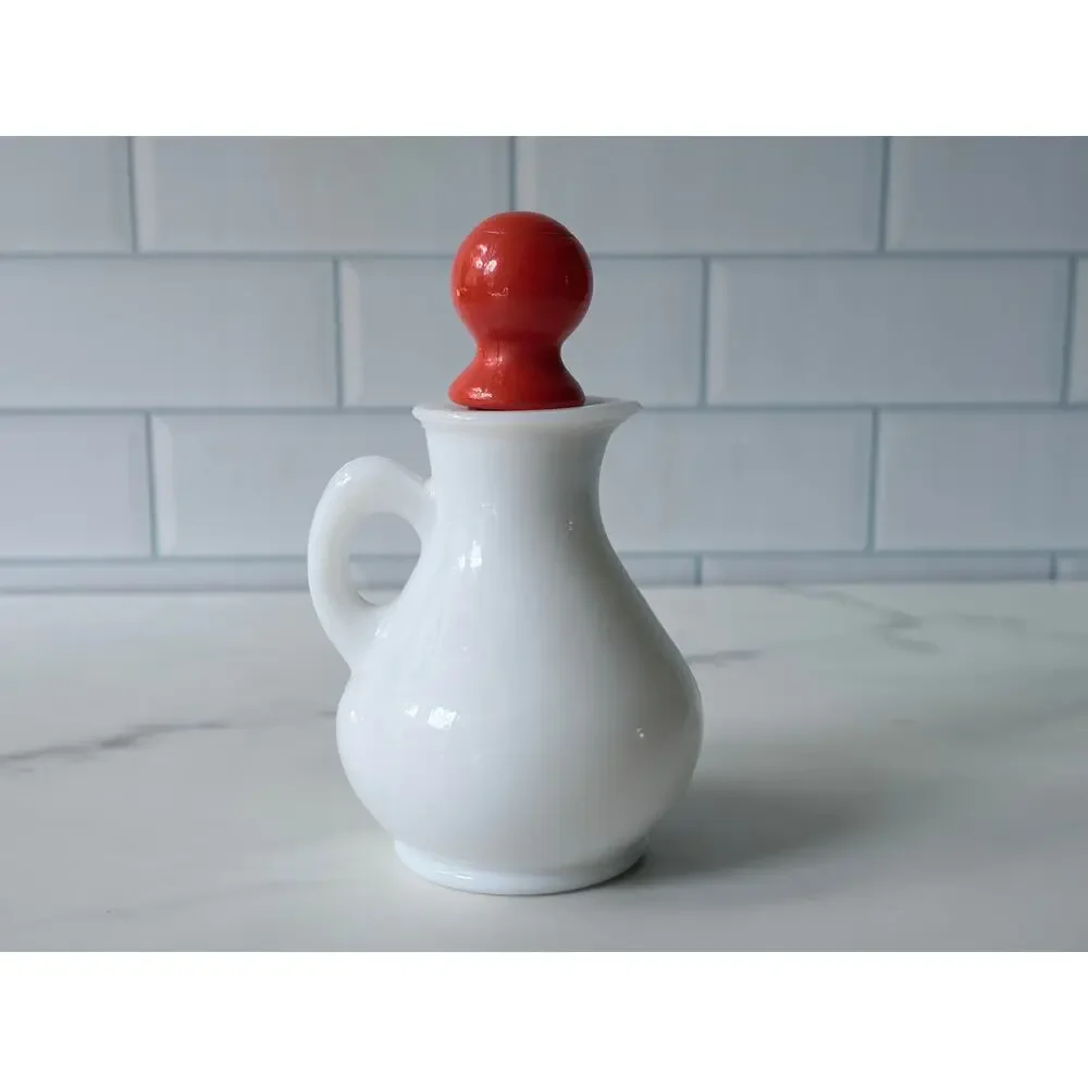 Vintage Avon Style Ceramic Strawberry Cruet Decanter Bottle